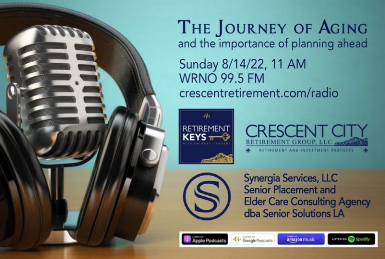 Read more about the article The Journey of Aging, 8/14/22 11am on WRNO 99.5 FM
