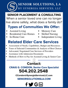 Read more about the article Senior Solutions in Louisiana and the Gulf Coast